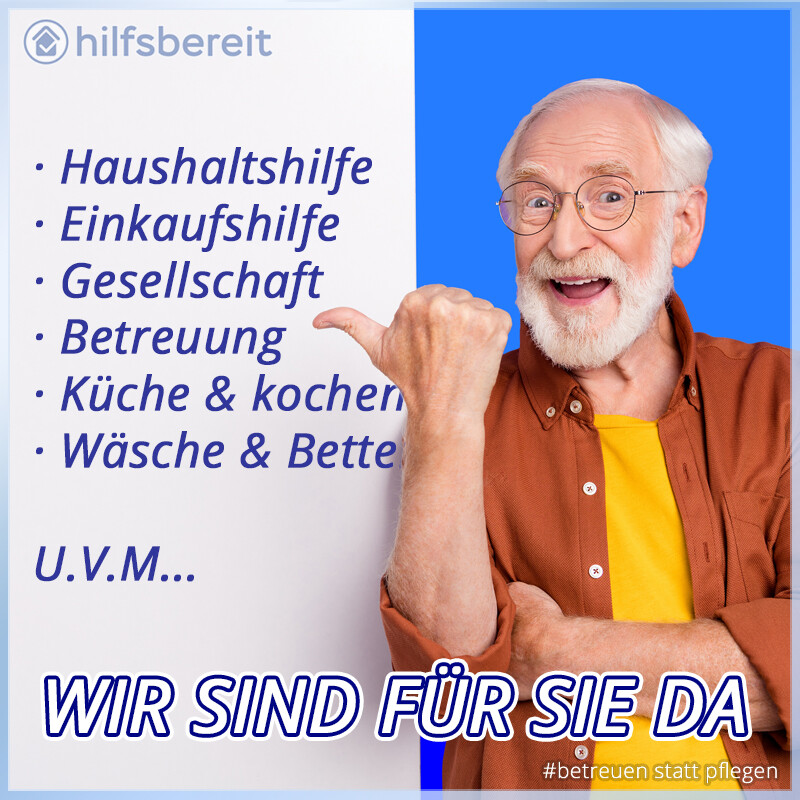 Dienstleistungen wie betreuen §45b und kein Pflegedienst in Itzehoe, wir sind für Sie da
