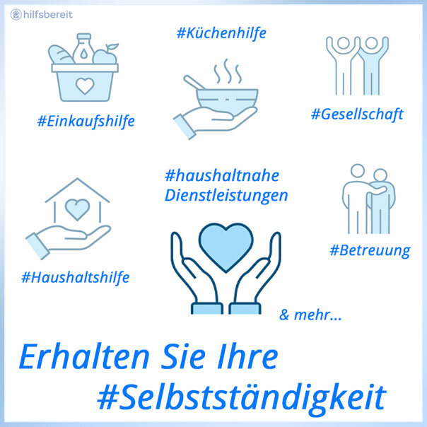 hilfsbereit itzehoe - betreuen statt pflegen zum Erhalt Ihrer Selbstständigkeit