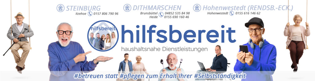Website Banner Infos Team & Leistungen